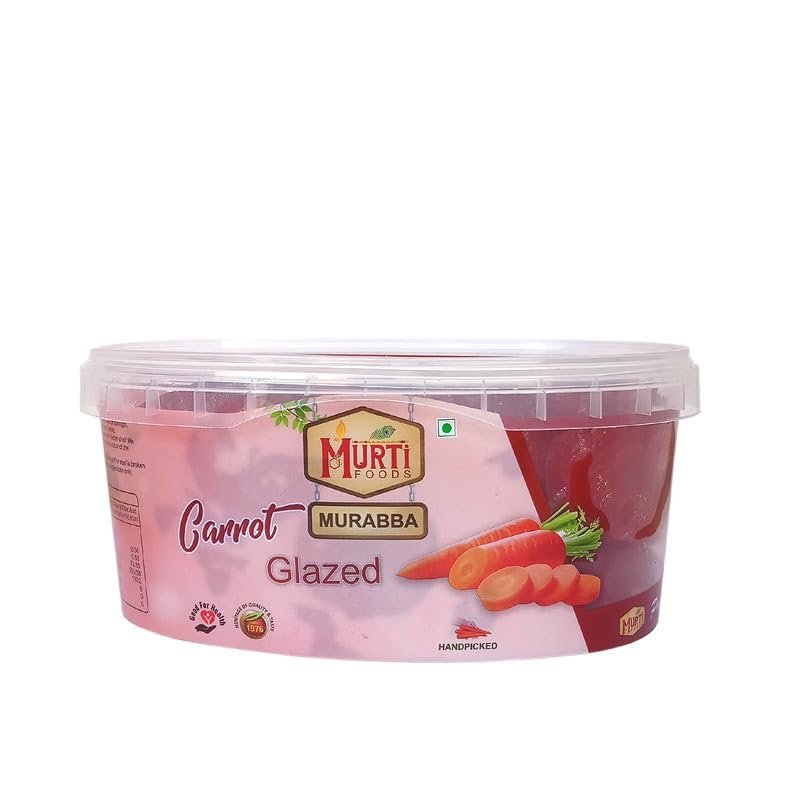 MURTI Carrot Murabba Dry | Sweet Preserved Carrot Slices | Traditional Indian Treat | Ready to Eat Snack | Natural Flavor | Hygienically Packed | Authentic Taste - 800gm