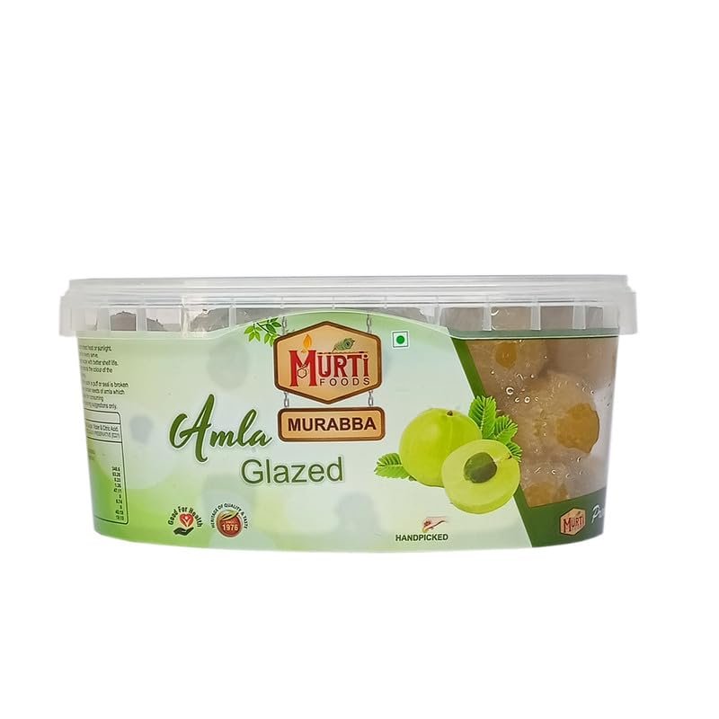 MURTI Amla Murabba Dry | Sweet Preserved Amla | Traditional Indian Snack | Natural Ready to Eat Treat | Hygienically Packed | Big Size Amla Slices | Authentic Taste - 800gm
