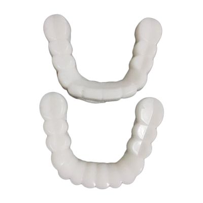 ELBME Resin Teeth Veneers Comfortable Dentures Tooth Cover Removable Reusable Upper Lower Cover| Oral Care| Teeth Whitening Kits_1