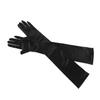 ELBME Women's Satin Opera Evening Long Gloves (Black, Free Size)_1 view 3