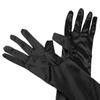 ELBME Women's Satin Opera Evening Long Gloves (Black, Free Size)_1 view 4