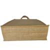 Natural Plain Design Jute Shopping Bags, Large Reusable Lunch Bag,Tote Bags with Handles,33 * 30 * 12 cm, Set of 2 view 3