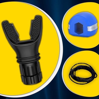 Breathing Trainer with Jaw Trainer | Enhance Lung Capacity & Respiratory Fitness | Improve Your Jaw | Portable Deep Inhalation & Expiratory Muscle Exerciser | Food Grade Silicone for Safe