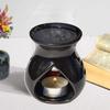 Pure Source India Ceramic Aroma Diffuser, Oil Burner, 4 Pieces (Purple, Orange, Red, Black) view 2