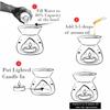 Pure Source India Ceramic Aroma Diffuser, Oil Burner, 4 Pieces (Purple, Orange, Red, Black) view 4