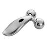 DHARMINSON 3D Manual Solar Powered Roller Face Body Massager Skin Lifting Wrinkle Remover Facial Massage For Relaxation and Tightening Shape Face Lift Tool Firming Beauty Massage Tool - Silver view 2