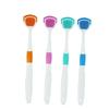 Clickswift Tongue Brush, Tongue Scraper, Tongue Cleaner, Tongue Scraper Brush, Tongue Cleaner Brush, Tongue Brushes Helps Fight Bad Breath,Tongue Scrapers, 2pcs (Multicolour) view 1