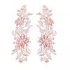CALANDIS? 2x2Pcs Lace Applique Flower Embroidery Applique for Wedding Prom Dress Clothes Pink | Crafts | Sewing | Embellishments & Finishes | Trims view 1