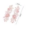 CALANDIS? 2x2Pcs Lace Applique Flower Embroidery Applique for Wedding Prom Dress Clothes Pink | Crafts | Sewing | Embellishments & Finishes | Trims view 4