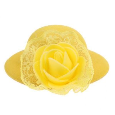 CALANDIS 2xVintage Round Bowler Doll Hat Cap for28-30cm Doll Clothes Accs Yellow | Dolls & Bears | Dolls | Clothes & Accessories | Modern