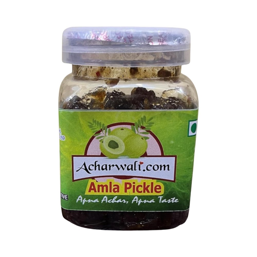 Acharwali.com Homemade Amla Pickle | Combination of Spicy, Tangy, Sweet Flavour Jar | 250g