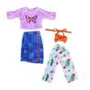 CALANDIS 2x2Pcs Fashion Doll Clothes Set Costumes for 12inch Baby Doll Dress up Costume Pants Set | Dolls & Bears | Dolls | Clothes & Accessories | Modern view 3