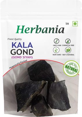 Herbania Gond Siyah | Black Gum | Lab Tested and Certified | 100% Pure & Ayurvedic (800 gm)