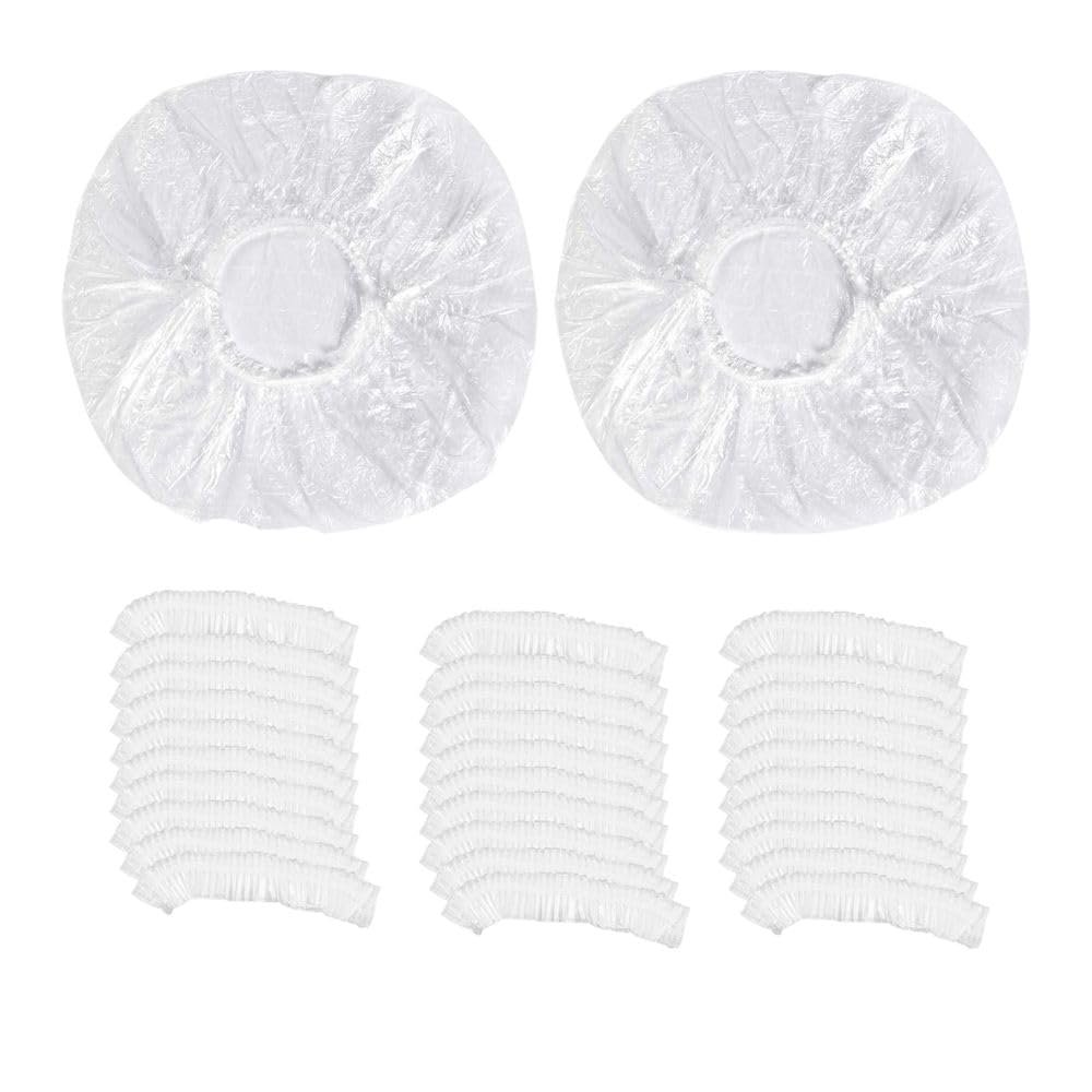 Nidy 200pcs Disposable Food Cover | Fresh Keeping Bags/Cap Elastic Shrinkable Food Storage Covers for Kitchen Bowl/Plates, covering Food, Fruits, Vegetables Fridge Storage, Stretch Wrap Food Covers