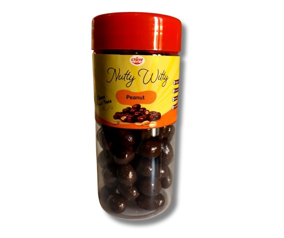 Crave Eat Choco Coated Peanut | Panned Peanut | Dragee |120 gm