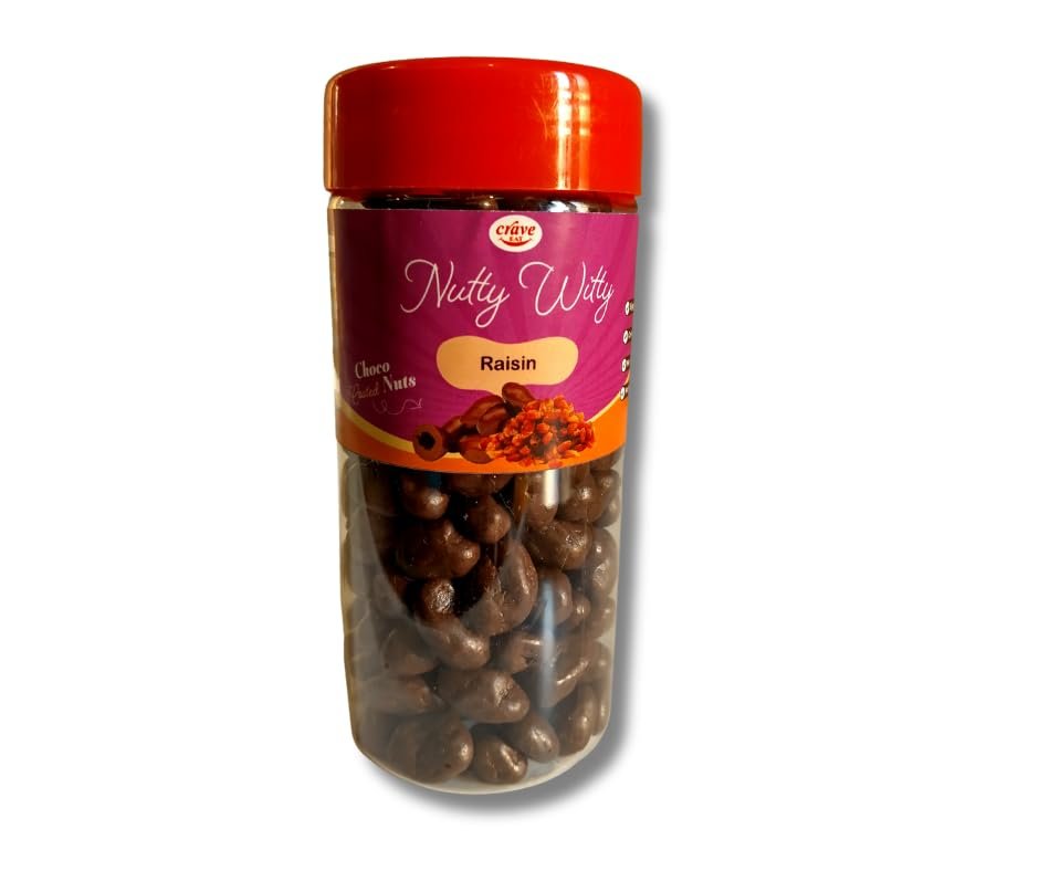 Crave Eat Choco Coated Raisin | Panned Raisin | Dragee |120 gm