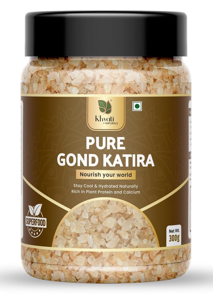 Khyati Naturals Gond Katira 200g | 100% Pure & Natural Edible Gum (Tragacanth Gum) | Badam Pisin | Almond Gum | Natural Body Coolant & Digestive Superfood | Skin Glow & Women Wellness