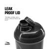 ASIAN HDPE AMB-07 Gym Shaker Bottle, Shakers For Protein Shake With 2 Storage Compartment Gym Protein Shaker For Workout, 700 Ml, Black view 4