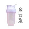 ASIAN HDPE AMB-05 Protein Shaker Bottle For Gym Mix With Protein, BCAA,Pre Workout Supplement,Sipper Bottles For Men & Women Protein Shakers For Smooth Protein Shake Gym Bottle Shaker, 550 Ml, Purple view 3