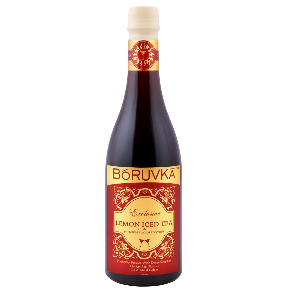 Boruvka - LEMON ICED TEA Syrup, 750ml, No Artificial Flavours, No Artificial Colours