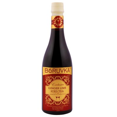 Boruvka - GINGER LIME ICED TEA Syrup, 750ml, No Artificial Flavours, No Artificial Colours