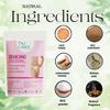 ANI'S Bikini Wax Powder, Natural Hair Removal, Skin Brightening, Pain Free, 100g with Applicator Brush view 2