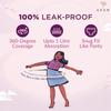 Azah Teen Disposable Period Panty for Girls (S-M for 1214 Years Old) | Heavy Flow Coverage | 12-Hour Leak Protection | 360 Coverage | Panty-Like Fit | Ideal for School & Overnight Use | Pack of 5 view 3