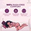 Azah Teen Disposable Period Panty for Girls (M-L for 1517 Years Old) | Heavy Flow Coverage | 12-Hour Leak Protection | 360 Coverage | Panty-Like Fit | Ideal for School & Overnight Use | Pack of 5 view 4