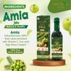 Aarogya India Amla Juice | Rich Source of Vitamin C | Effective Antioxidants for Immunity boosting Hair and Skin | Pure, Natural and 100% Ayurvedic Juice 1000ml view 2