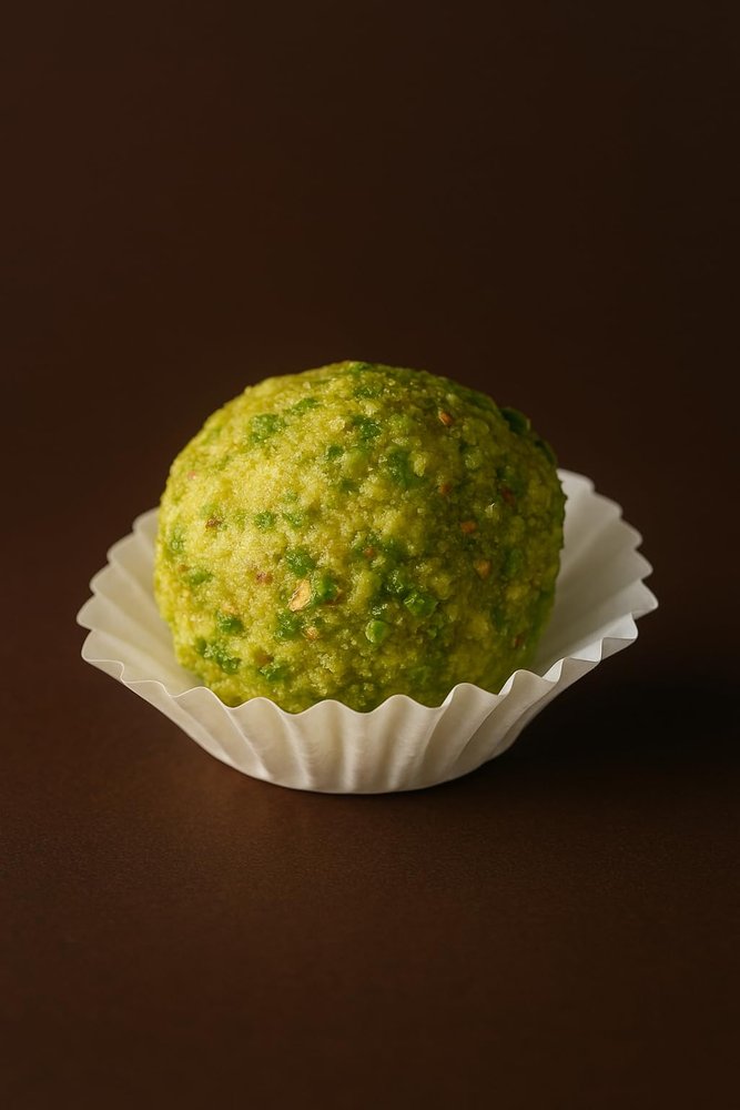 BANGLARMISTI Pistachio Monohora Sandesh - Bengali Sweets, Preservative-Free, Soft, Delightful, Delicious Mithai, Deliver Directly From Kolkata to all over india, no sugar-coated, 12 pcs Pack