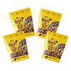Growfitz 25g High Protein Oats 800 Gram, Pack of 4 | Dark Chocolate Oatmeal | 17g Fiber, No Sugar, With Almonds, Raisin, Pumpkin and Chia Seeds & Healthy Fats | Super Rolled Oats | Breakfast Cereals view 1