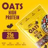 Growfitz 25g High Protein Oats 800 Gram, Pack of 3 | Dark Chocolate Oatmeal | 17g Fiber, No Sugar, With Almonds, Raisin, Pumpkin and Chia Seeds & Healthy Fats | Super Rolled Oats | Breakfast Cereals view 3