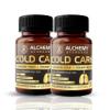 Cold Care Granules by Alchemy Ayurcare Cold & Flu Support  Herbal Immunity Supplement with Elderberry, Andrographis, Tulsi, Ginger & Vitamin C  Fast Relief, Natural Defense  100 gm granules bottle, Pack of 2 view 1
