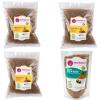 Ammi Samayal Ragi Vermicelli Semia Combo with Palm Sugar & Organic Gud Powder (4 Pack 250g Each) | High Fiber Calcium Iron | Gluten-Free South Indian Healthy Breakfast view 1