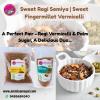 Ammi Samayal Ragi Vermicelli Semia Combo with Palm Sugar & Organic Gud Powder (4 Pack 250g Each) | High Fiber Calcium Iron | Gluten-Free South Indian Healthy Breakfast view 4