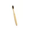 Akioh Bamboo Toothbrush for Adults | Manual, Charcoal Activated Soft Bristles, Identification Marks, Biodegradable, Anti-Bacterial, Eco-friendly, Pack of 3 view 3