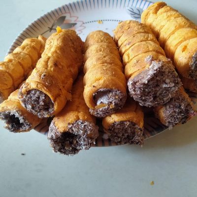 Chaklasiya Chocolate Crispy & Pure Veg Cream Rolls (pack of 10 Rolls) Gujarati Creame Roll