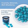la Vela Dragees | 142g (5oz) Jar | Chocolate Coated Roasted Almonds | Premium Gift Box for Festivals, Birthdays & Special Occasions Combo Pack (284 Gram, Milk Choco & Blueberry) view 4