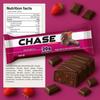 Chase Protein Bar 60g (Pack of 12, Choco berry) | 20g Protein | Isolate Whey, No Added Sugar, Low GI & High Fiber | Soft Chew Bar for Muscle Gain, Pre/Post Workout | Healthy Snack for Adults view 2
