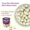 la Vela Dragees | 142g (5oz) Jar | Chocolate Coated Roasted Almonds | Premium Gift Box for Festivals, Birthdays & Special Occasions Combo Pack (284 Gram, Rose & Blueberry) view 3