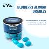 la Vela Dragees | 142g (5oz) Jar | Chocolate Coated Roasted Almonds | Premium Gift Box for Festivals, Birthdays & Special Occasions Combo Pack (284 Gram, Rose & Blueberry) view 4