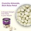 la Vela Dragees | 142g (5oz) Jar | Chocolate Coated Roasted Almonds | Premium Gift Box for Festivals, Birthdays & Special Occasions Combo Pack (284 Gram, Rose & Saffron) view 4