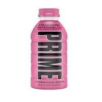 Prime Hydrating Sports Drink Strawberry Watermelon Flavour 500ml Electrolytes, Zero Sugar, Low Calorie, Coconut Water, BCAAs, Vitamins, Antioxidants, Caffeine-Free