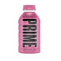 Prime Hydrating Sports Drink Strawberry Watermelon Flavour 500ml Electrolytes, Zero Sugar, Low Calorie, Coconut Water, BCAAs, Vitamins, Antioxidants, Caffeine-Free