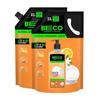 Beco Natural Dishwasher Liquid Refill | 4L - 2 x 2L Pack | Anti-Bacterial Formula | Orange Citrus Freshness | Ecofriendly Dish Washing Liquid Gel | Tough Grease Removal | Leaves No Residue on Utensils view 1