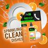 Beco Natural Dishwasher Liquid Refill | 4L - 2 x 2L Pack | Anti-Bacterial Formula | Orange Citrus Freshness | Ecofriendly Dish Washing Liquid Gel | Tough Grease Removal | Leaves No Residue on Utensils view 2