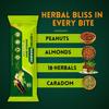 HERBI MAGIC Snack Bars Pack of 20, 2.6g Protein Per Serve, 18 Herbs with Almond, Peanut, Holy Basil & Inknut, Plant-Based, Sugar-Free Protein Bars for Quick Breakfast, Running, Travel & Workouts view 4