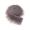 ATORSE Faux Fur Fabric Costume Shaggy Fur Patches Fabric for Party Clothing Holiday Grey view 1