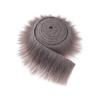 ATORSE Faux Fur Fabric Costume Shaggy Fur Patches Fabric for Party Clothing Holiday Grey view 2
