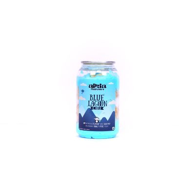 Aikia Flavours Blue Lagoon Cake | 330ML Can | Premium Blue Lagoon Cake in a Can Rich Decadent Flavor | Palm Oil & Trans Fat-Free | No Artificial Sweeteners | Ready-to-Eat | Long Shelf Life | Diet-Friendly Dessert